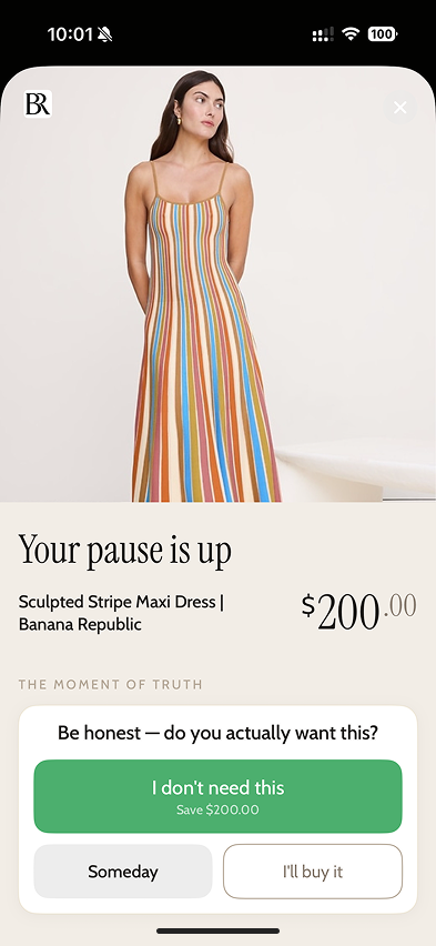 The moment of truth - decide if you still want it